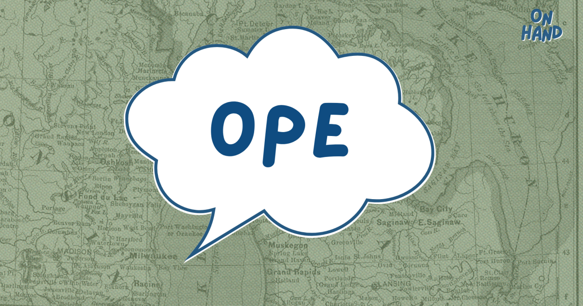 Where does "ope" come from?
