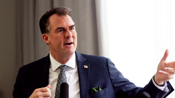 Oklahoma Gov. Kevin Stitt speaks with NPR's Steve Inskeep.