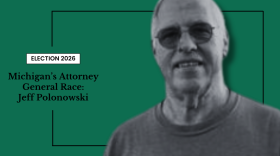 Election 2026: A portrait of Jeff Polonowski, Green Party candidate for Michigan’s Attorney General.