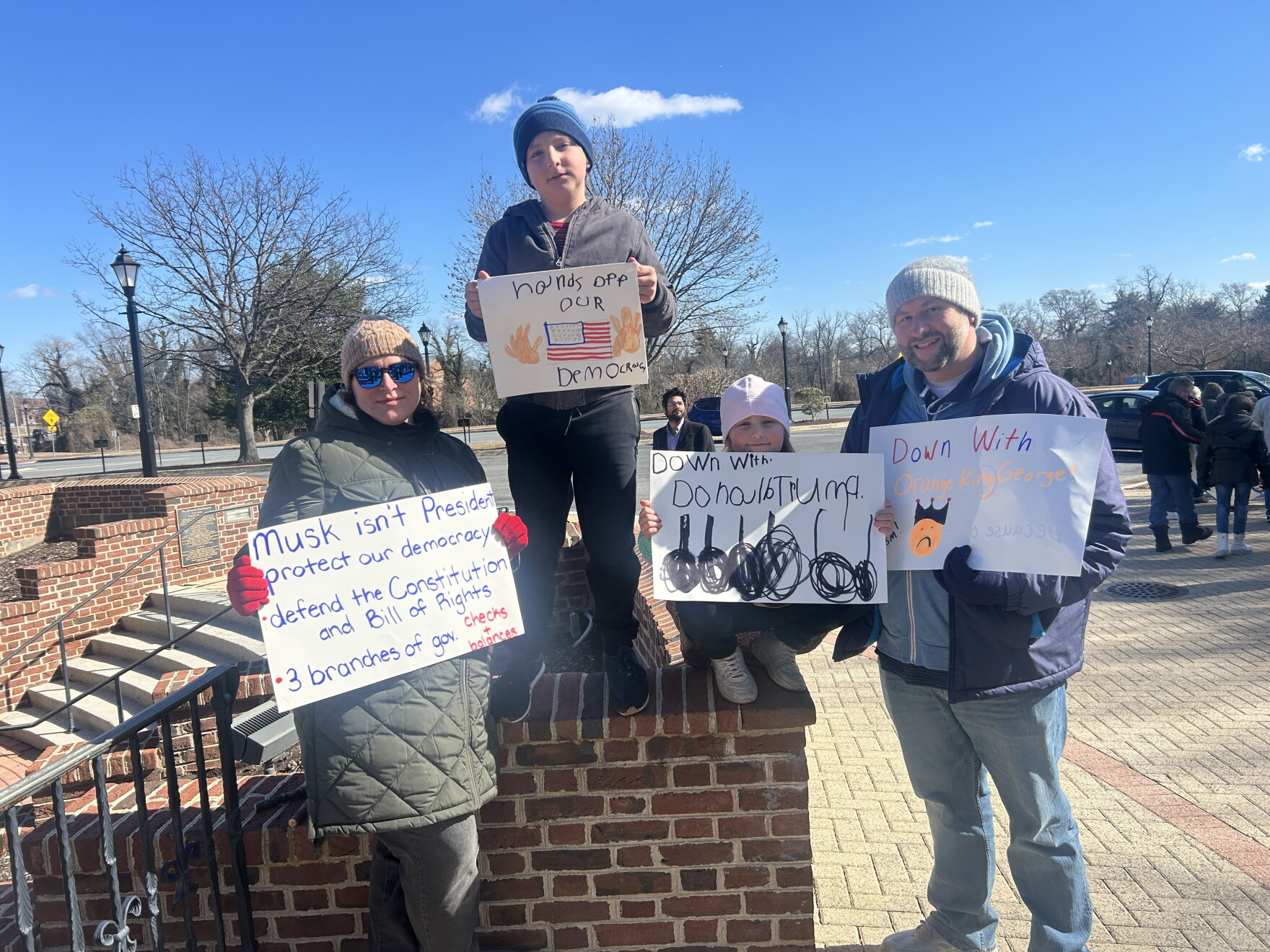 Delawareans protest against Trump administration in Dover | Delaware ...
