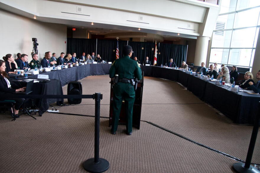 Broward Sheriff's Office Major Nichole Anderson testified before the Commission in June. 