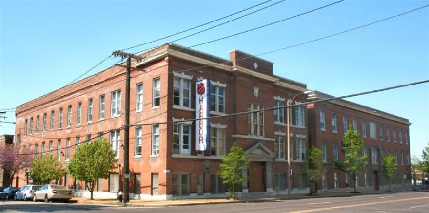 Father Dunne's News Boys Home and Protectorate building. Built in 1906, the Salvation Army uses the building today.