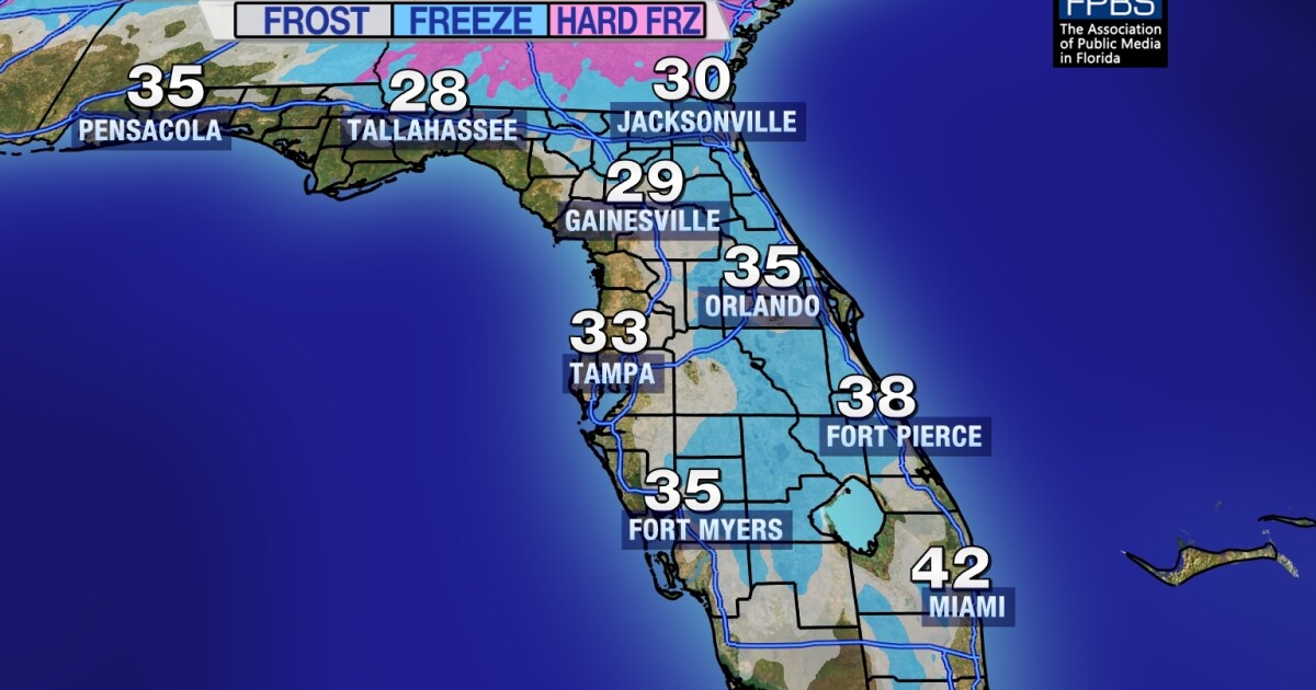 South Florida The Warmest In The State, Even In The 40s WLRN