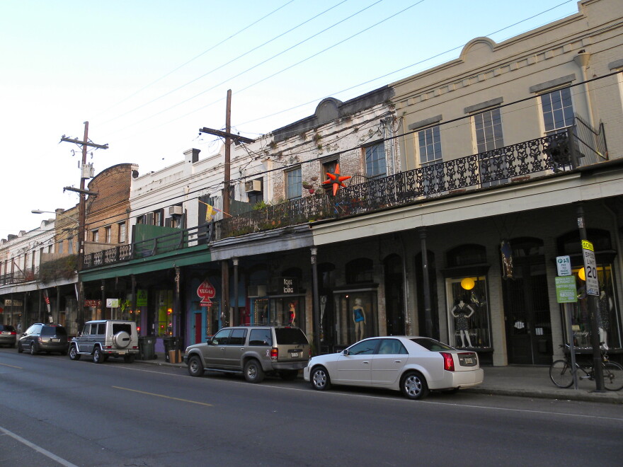Magazine Street in New Orleans. February 20, 2011.