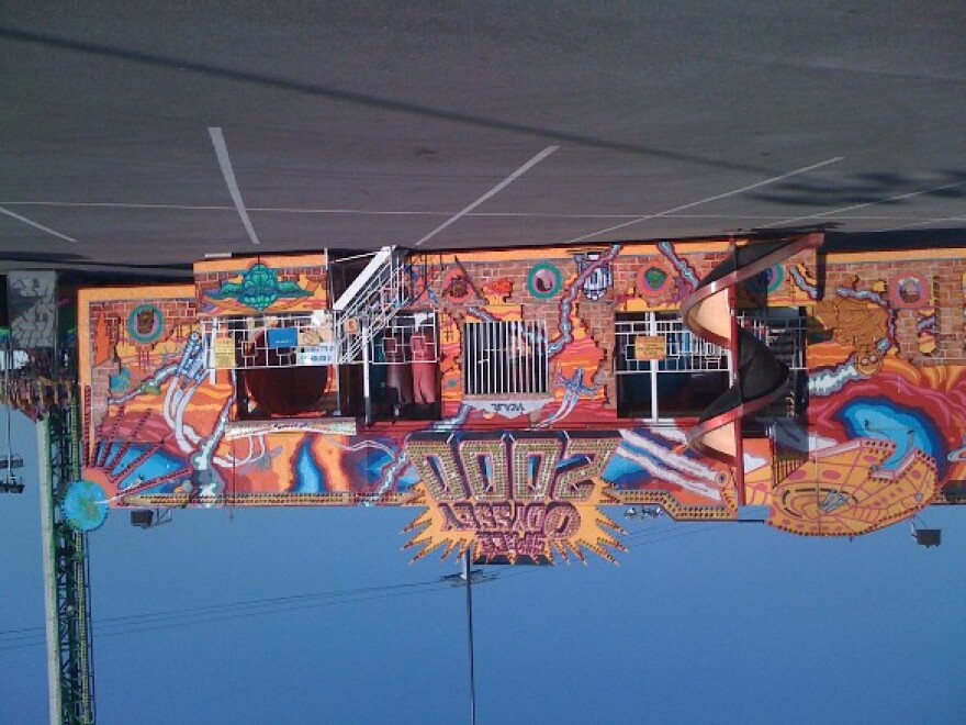 One of the fun houses at this year's Tulsa State Fair.