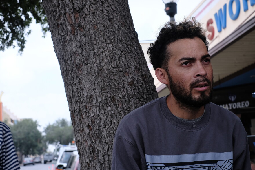 Luis Enrique Lameda Briseño crossed into McAllen Thursday, May 11, after a long journey from his home in Venezuela. He said the end of Title 42 has created chaos for migrants trying to claim asylum.