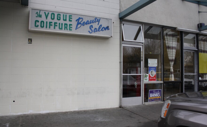 The Vogue Coiffure Beauty Salon on 23rd Avenue.