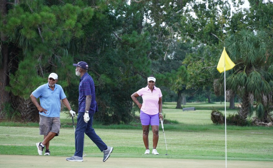People playing at Rogers Park Golf Course 