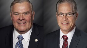 4th Congressional district Republican nominee Rep. Jim Baird, left, and Republican Senate candidate Mike Braun - a former state lawmaker - were attacked for their votes to raise the state’s gas tax 10 cents.