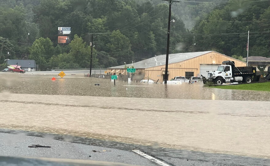 Flooding in Whitesburg