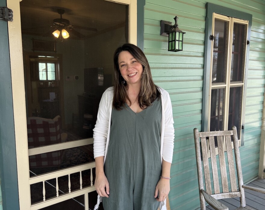 Jessica Mittel, the founder of Gästehaus Schmidt in Fredericksburg, Texas