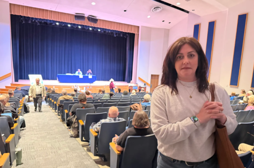 Hilary Starcher O'Toole, director of Beaver County Marcellus Awareness Committee, a local environmental group, testified at the DEP hearing.