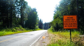 The Spokane Reservation in eastern Washington was hit by a wildfire last year. (Eilis O'Neill for WHYY)