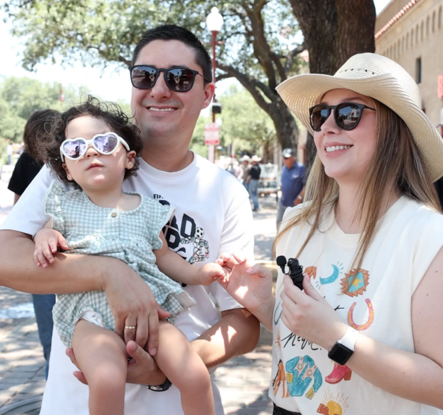 Sebastián Gutiérrez and Daniela Henao made the Fort Worth Stockyards their first stop on July 6, during their weeklong trip to North Texas for the 2026 FIFA World Cup.