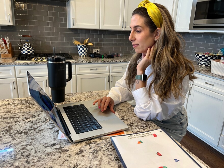 Ashley Florman at her home in Westfield.