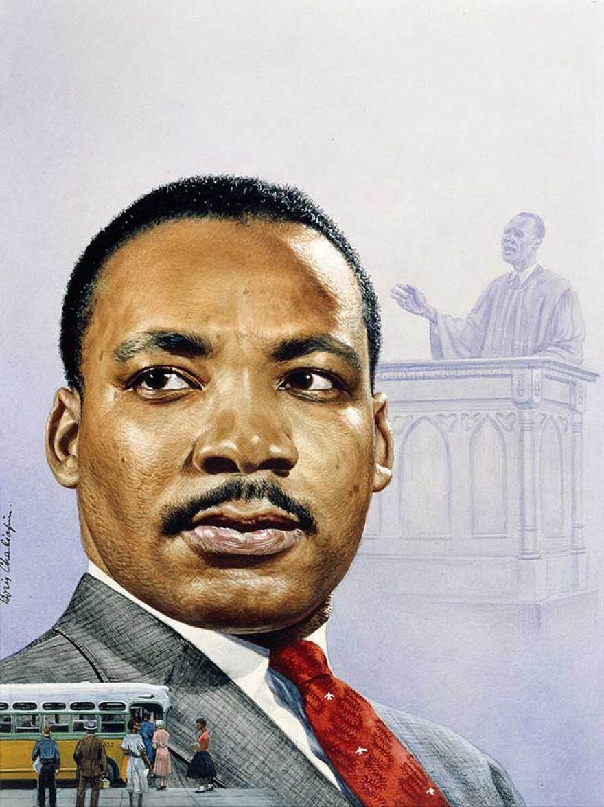 MLK in the National Portrait Gallery