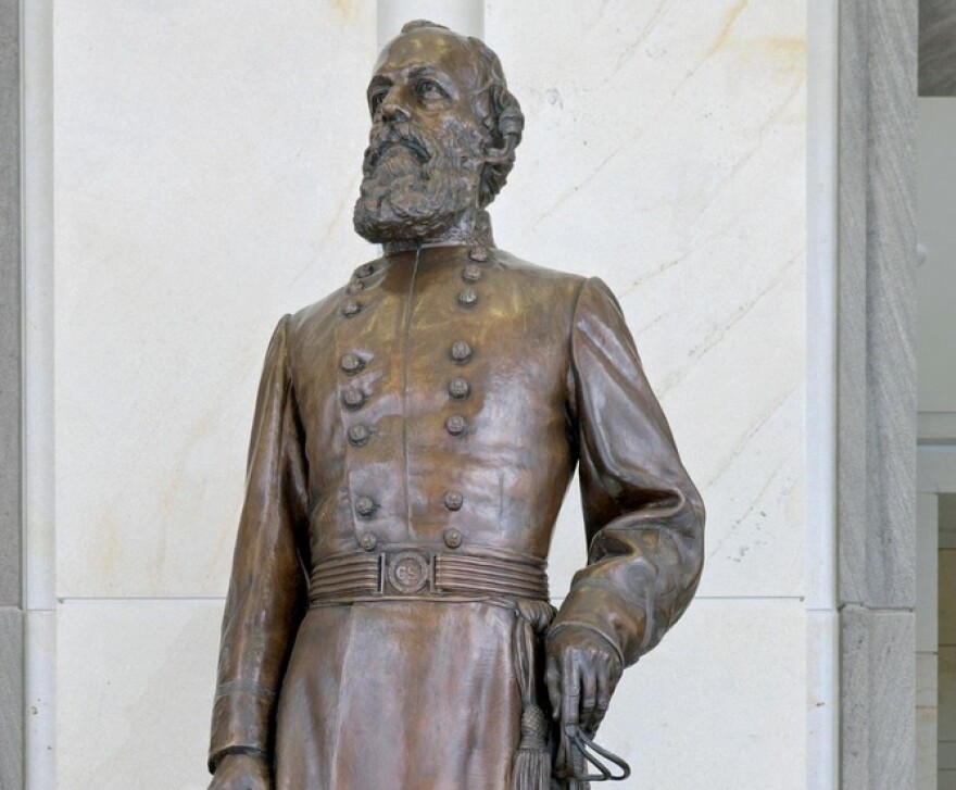 The statue of Confederate General Edmund Kirby Smith currently in National Statuary Hall in the U.S. Capitol.