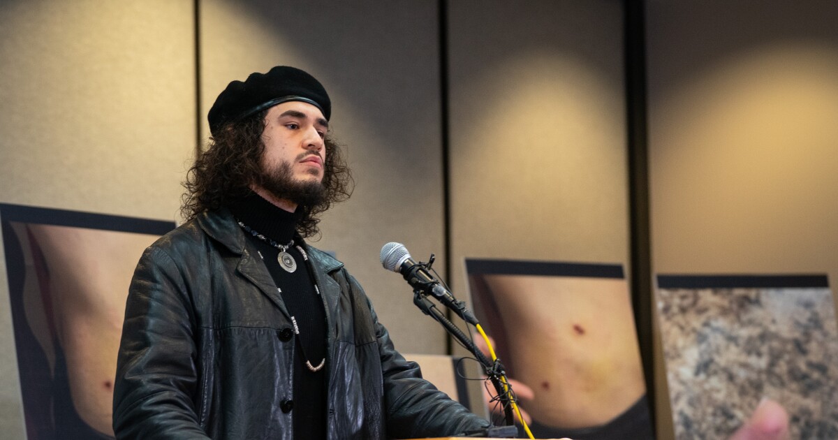 Why Arturo Gamboa brought a rifle to SLC’s No Kings protest, in his words