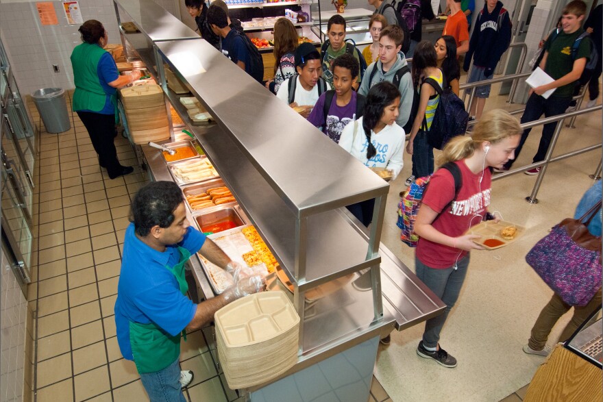 Students may be eligible for free or reduced meals at school depending on their family's size and income.