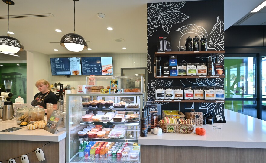 Electric City Roasting Co., with a cafe inside the Fidelity bank in Dunmore, is trying to keep cost increases to customers to a minimum while navigating higher coffee prices.
