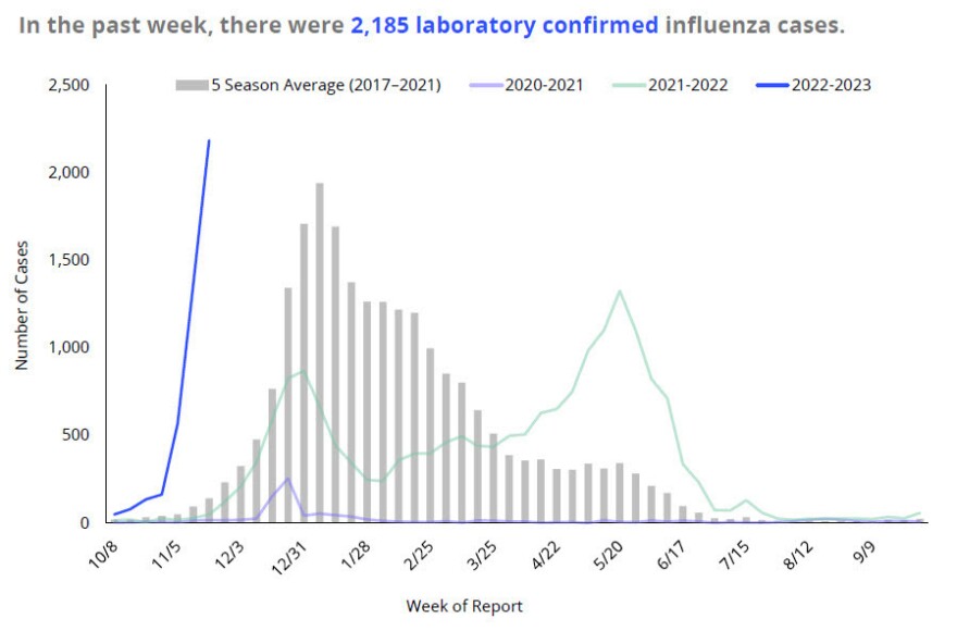 Arizona flu trends 