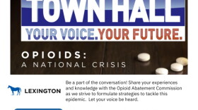 The City of Lexington is holding town halls to discuss ways to combat the opioid epidemic the next two Thursdays.
