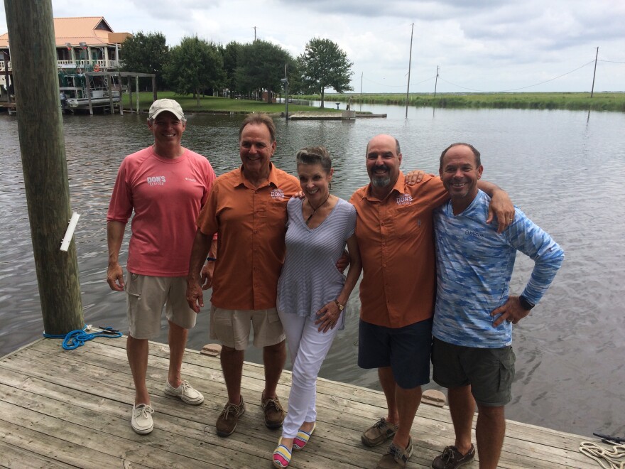 Poppy Tooker with The Landrys