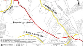 gas pipeline proposed location map