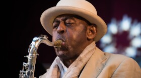 Archie Shepp performing at the Charlie Parker Jazz Festival