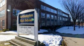 Northampton High School in Northampton, Massachusetts, where COVID-19 pool testing was canceled on October 7, 2021.