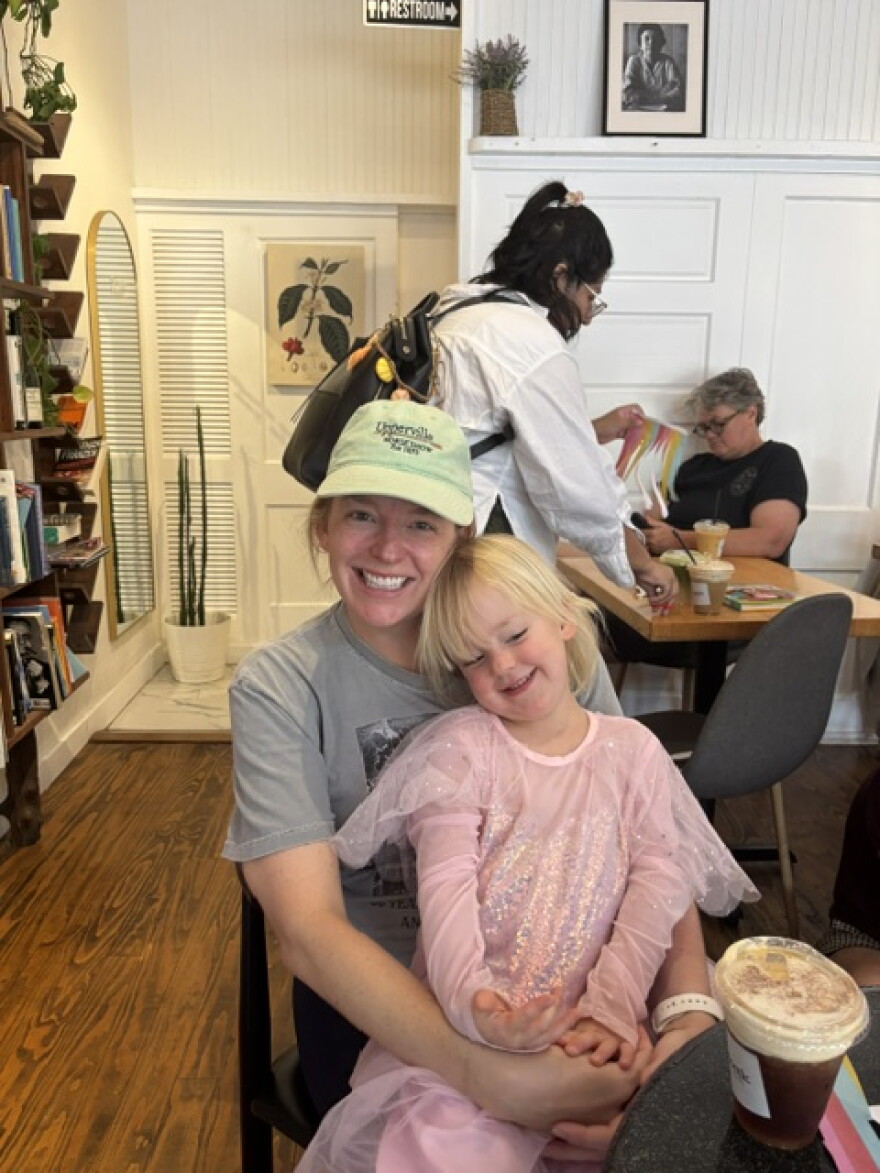 Faith Lowry and her daughter, Tatum.