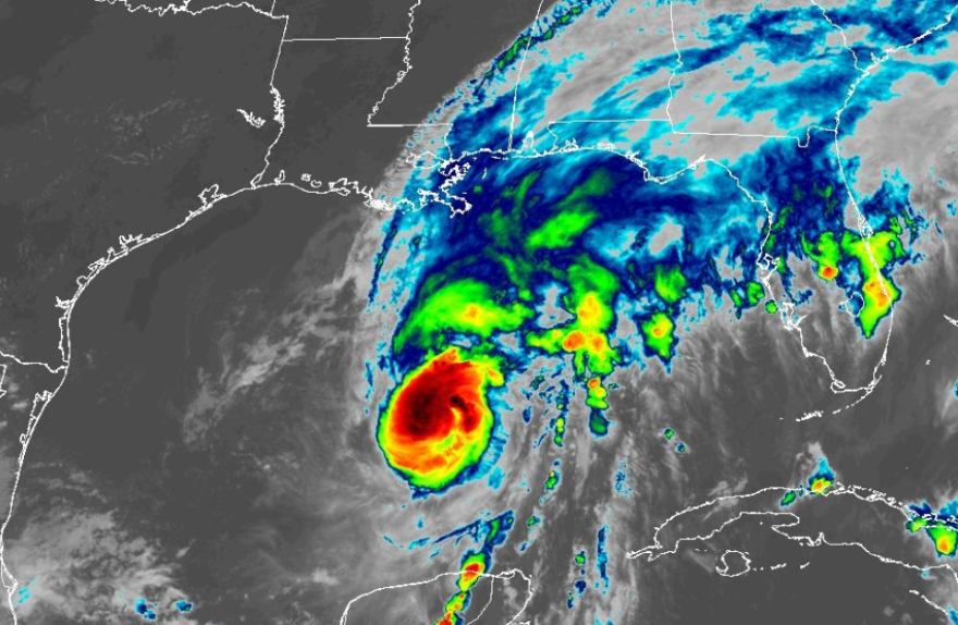 Satellite photo of Hurricane Isaias on Oct. 9, 2026.