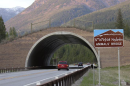 A wildlife overpass on the Flathead Indian Reservation in western Montana