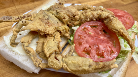 Soft shell crab po-boys are a delight in New Orleans, best in season.