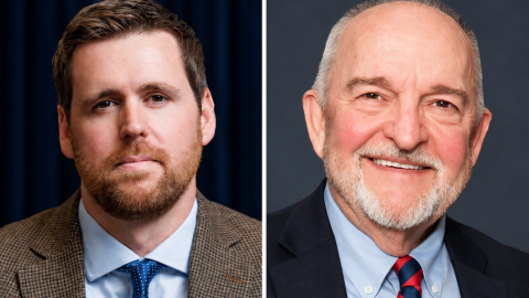 Republican State Auditor Scott Fitzpatrick, left, and Democratic challenger Quentin Wilson (photos submitted).
