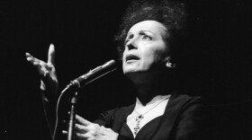 Edith Piaf, Paris, Olympia, in January, 1961.