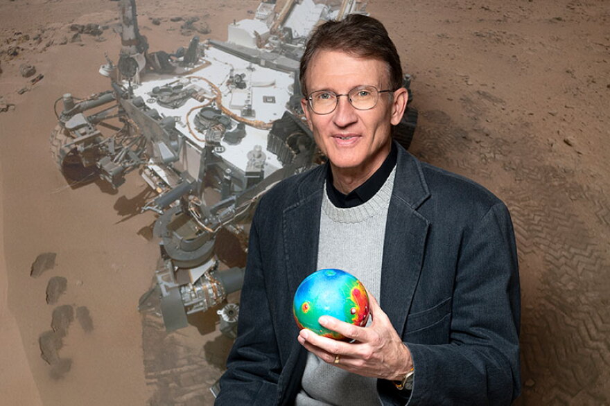 Professor Roger Wiens has been receiving audio recordings from Mars (Photo courtesy of Purdue University).
