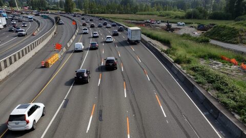 Speeding through a work zone will now cost Washington drivers $125, if caught by the state's speed cameras launched last year.