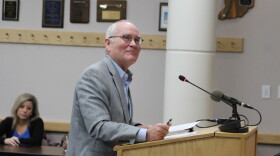 County Commissioner Tom Murtaugh during a council meeting in March.