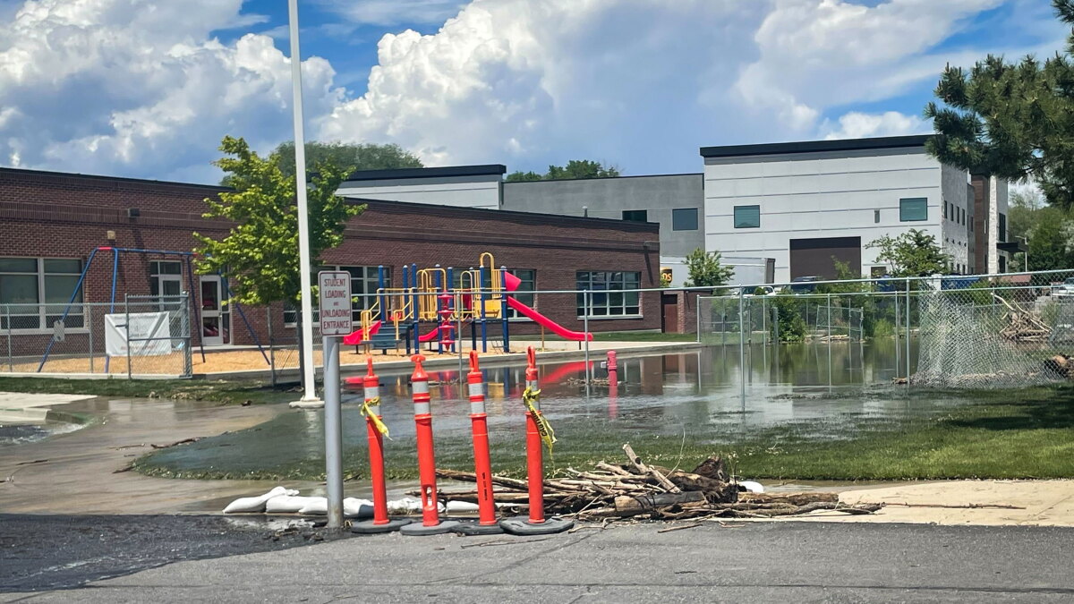 Add Lehi Elementary's schoolyard to the list of Utah places seeing runoff flooding - Vimarsana News
