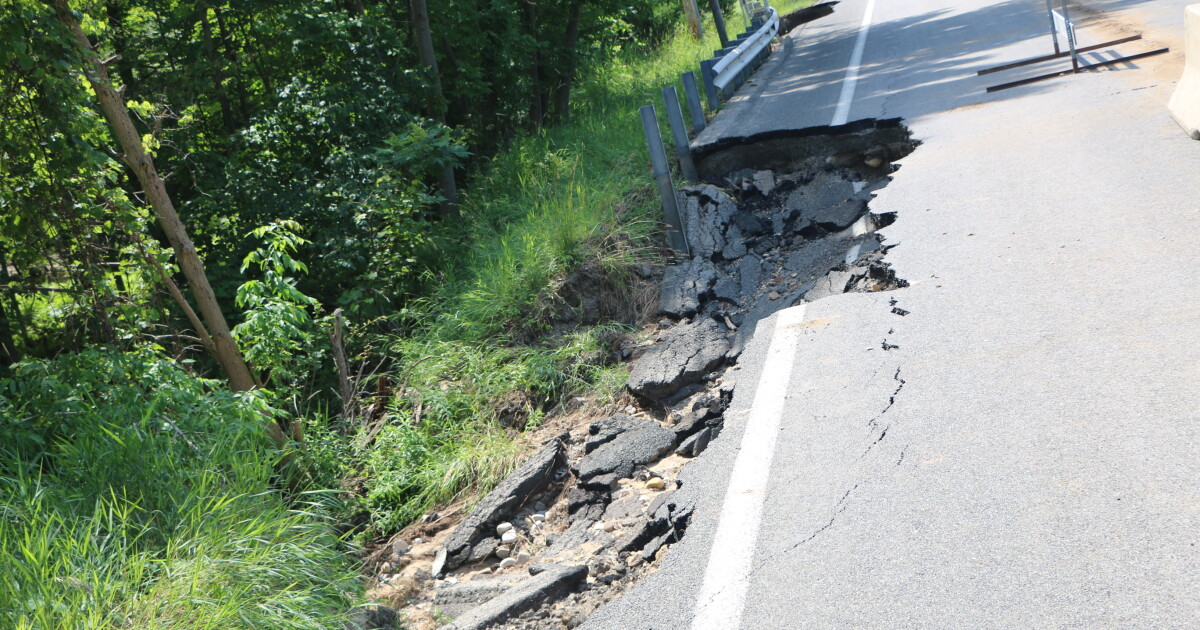 Washouts forcing motorists to take the long way home