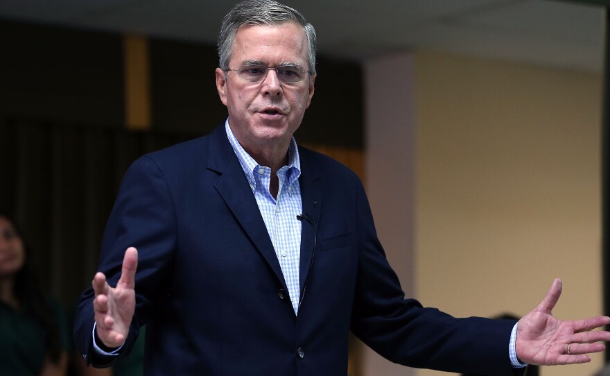 Jeb Bush unveiled his energy plan Tuesday, calling for less regulation on fracking and carbon emissions.