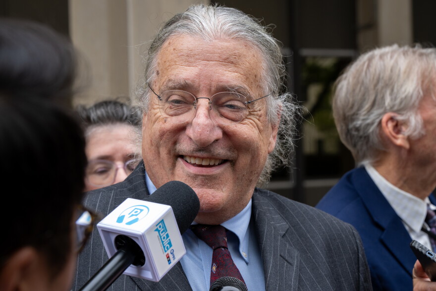 Norm Pattis, attorney for Kosta Diamantis, Connecticut’s former Deputy Budget Director and Director of School Construction Funding, speaks on behalf of his client who has fled the country.