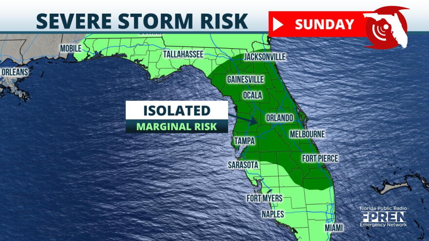 Sunday Severe Risk