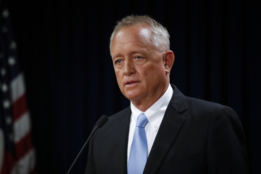 Deters at a news conference in 2017.