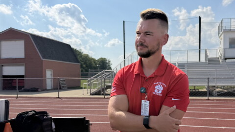 Todd Sabol is the athletic trainer at Wadsworth High School. It's part of his job student athletes stay safe in the longer, hotter summer and early autumn months.
