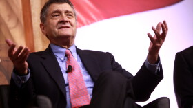 Michael Medved speaking at the 2014 Conservative Political Action Conference (CPAC) in National Harbor, Maryland.