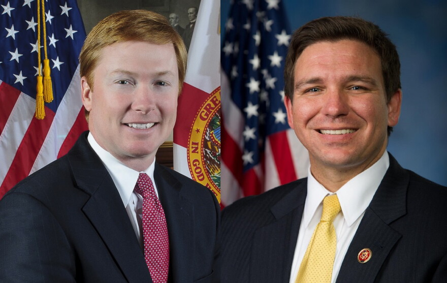 Adam Putnam (left), Ron DeSantis (right)