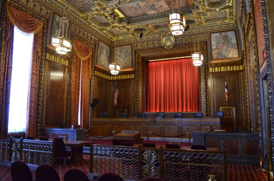 The Supreme Court of Ohio chamber.