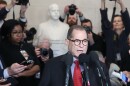 House Judiciary Committee Chairman Jerry Nadler speaks to the media after the committee voted on the two articles of impeachment against President Trump on Dec. 13.